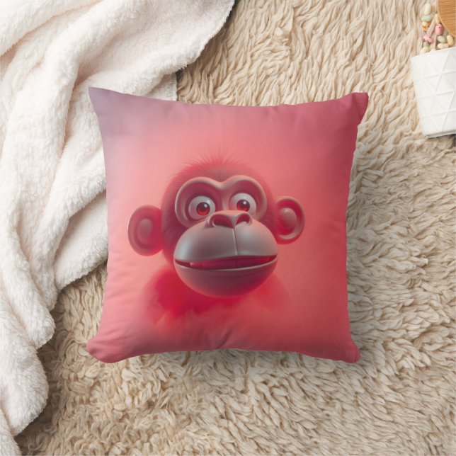 Fun Monkey Cushion (Blanket)