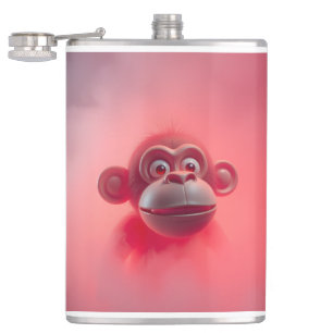 Fun Monkey Hip Flask