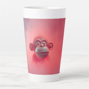 Fun Monkey Latte Mug