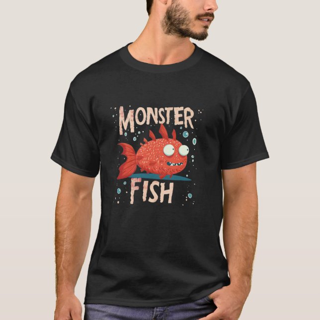 Fun Monster Fish Outfit T-Shirt (Front)
