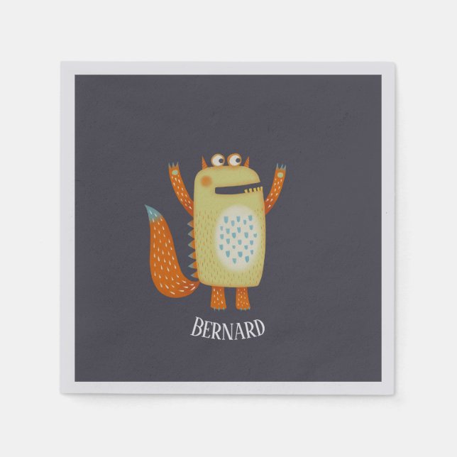 Fun Monsters Napkin (Front)