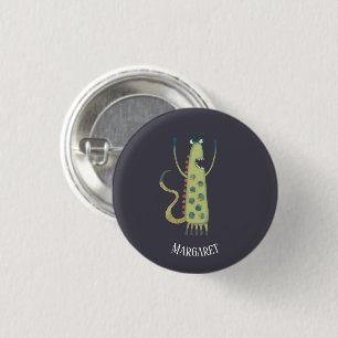 Fun Monsters Personalised 3 Cm Round Badge