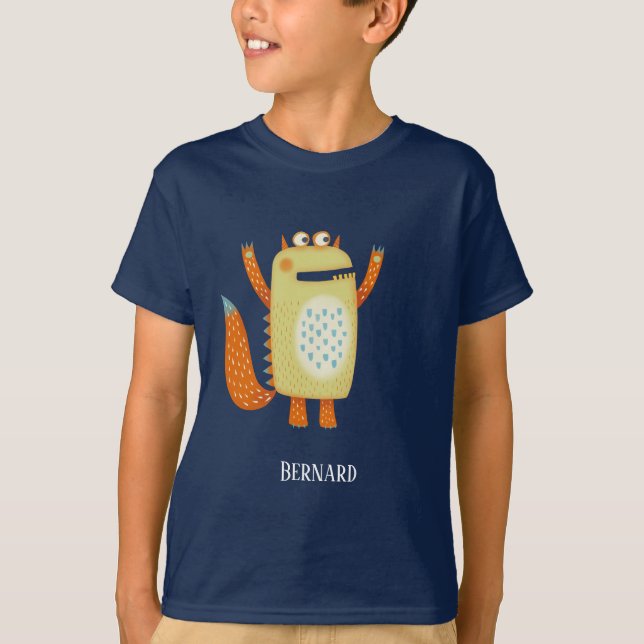 Fun Monsters Personalised T-Shirt (Front)
