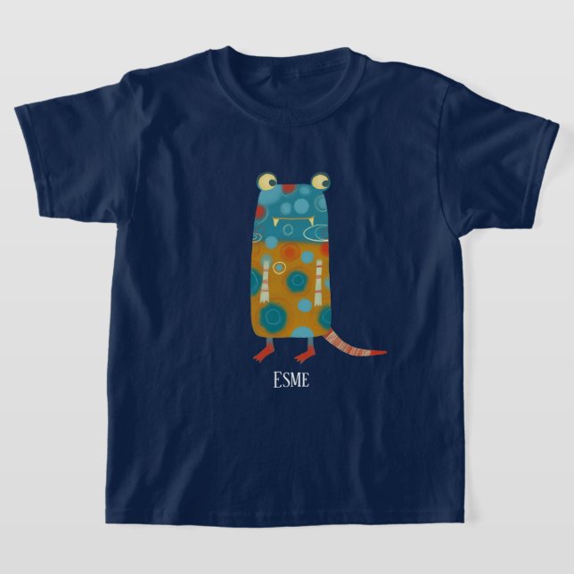 Fun Monsters Personalised T-Shirt (Laydown)