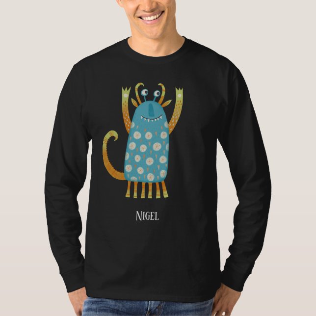 Fun Monsters Personalised T-Shirt (Front)