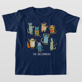 Fun Monsters Personalised T-Shirt