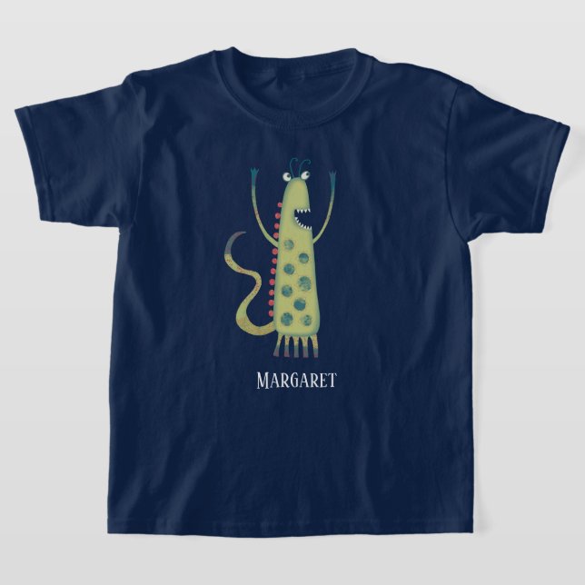 Fun Monsters Personalised T-Shirt (Laydown)