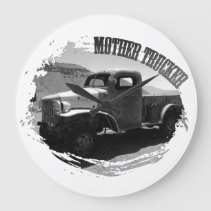 Fun Mother Truck Clock! Large Clock