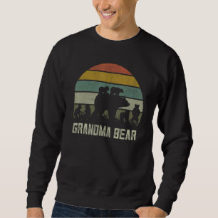 Fun Mothers Day Grandmother Six Cub Kids Grandma Sweatshirt
