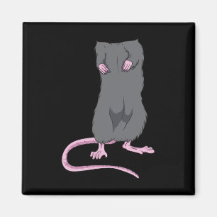 Fun Mouse Headless Halloween Rat Body Easy Costume Magnet