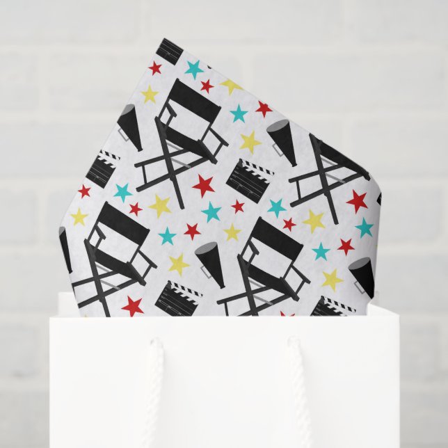 Fun Movie party pattern tissue Tissue Paper (Gift Bag)