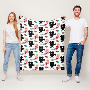 Fun Movie reel popcorn pattern theatre blanket