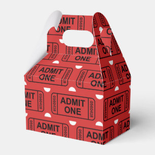 Fun Movie ticket pattern party favour box