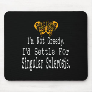 Fun Multiple Sclerosis Awareness Butterfly Support Mouse Mat