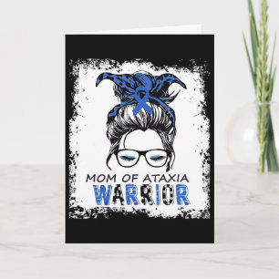 Fun Mum Of Ataxia Warrior Card
