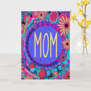 Fun Mum Pretty Floral Mother’s Day Inspirivity  Card