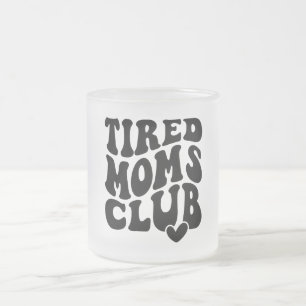 Fun Mum’s Quote Frosted Glass Coffee Mug