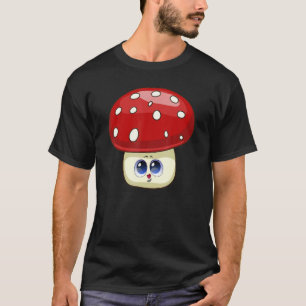 Fun Mushrooms Foraging Mycology Fungi Cute Mushroo T-Shirt