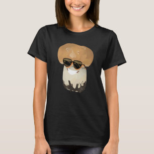 Fun Mushrooms Foraging Mycology Fungi Happy Mushro T-Shirt