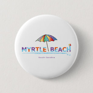 Fun Myrtle Beach, SC 6 Cm Round Badge