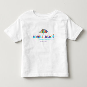 Fun Myrtle Beach, SC Summer Graphic Cute Toddler T-Shirt
