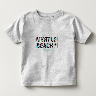 Fun Myrtle Beach, SC Summer Graphic Cute Toddler T-Shirt