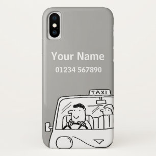 Fun Named Taxi Driver Theme iPhone X Case