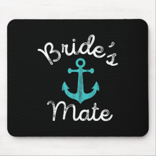 Fun Nautical Bachelorette Groom Bridesmaid Gift Br Mouse Mat