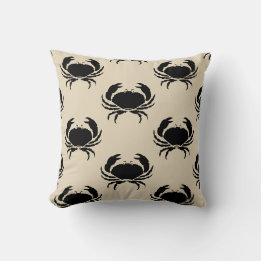 fun nautical CRAB themed pattern Cushion