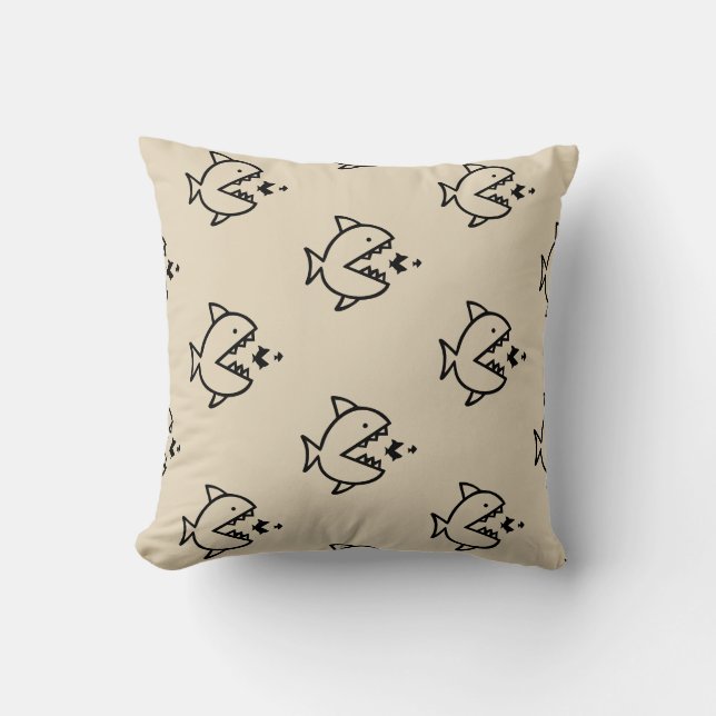 fun nautical FISH theme | Cushion (Front)