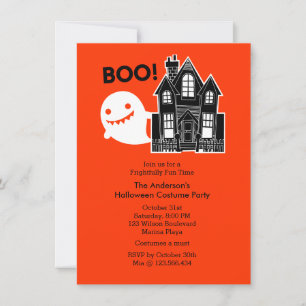 Fun Not So Scary Halloween Party Invitation