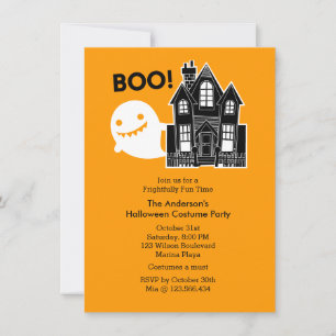 Fun Not So Scary Halloween Party Invitation
