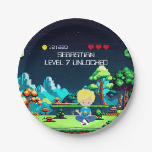 Fun Novelty Computer Game Birthday Party Paper Plate