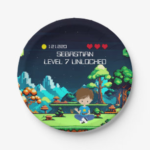 Fun Novelty Computer Game Birthday Party Paper Plate