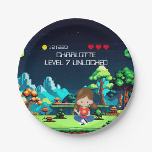 Fun Novelty Computer Game Birthday Party Paper Plate