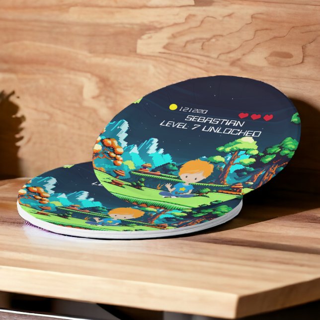 Fun Novelty Computer Game Birthday Party Paper Plate (Fun Novelty Computer Game Birthday Party Paper Plates from Ricaso. Add age and name. easy to create)