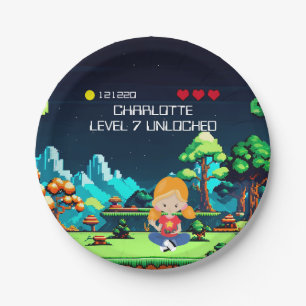 Fun Novelty Computer Game Birthday Party Paper Plate