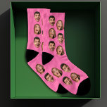 Fun Novelty Face Photo Custom Wedding Groom Humour Socks<br><div class="desc">Fun Wedding Groom Groomsmen novelty gift: Socks with 2 custom face photos. Great as gift for your wedding party, as bachelor or bachelorette novelty gift. To get the cutout effect please use a png file with background already cut out. If not, photo will appear as a circle surrounded by it's...</div>