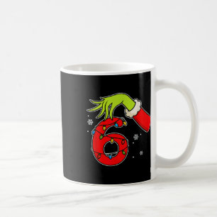 Fun Number 6 Christmas 67 Six Seven Meme Xmas Men Coffee Mug