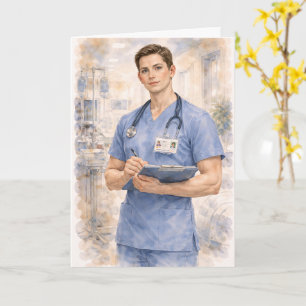 Fun Nurse Prayer Ezekiel 25:17 Card