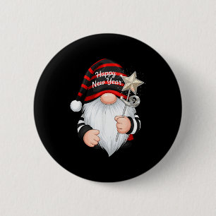 Fun Nye Gnome Shirts For Women, Happy New Year 202 6 Cm Round Badge