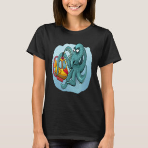 FUN OCTOPUS OCTOPUS DIVER PERISCOPE UNDERWATER SUB T-Shirt