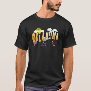 Fun Oklahoma State Bird Scissor Tail, Armadillo, A T-Shirt