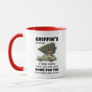 Fun Old Fashioned Family Christmas Mug