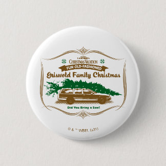 Fun Old-Fashioned Griswold Family Christmas 6 Cm Round Badge