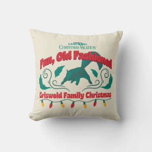 Fun, Old Fashioned Griswold Family Christmas Cushion