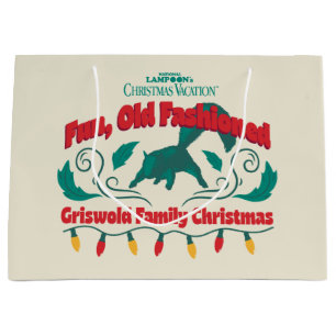 Fun, Old Fashioned Griswold Family Christmas Large Gift Bag