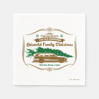 Fun Old-Fashioned Griswold Family Christmas Napkin