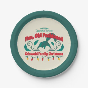 Fun, Old Fashioned Griswold Family Christmas Paper Plate