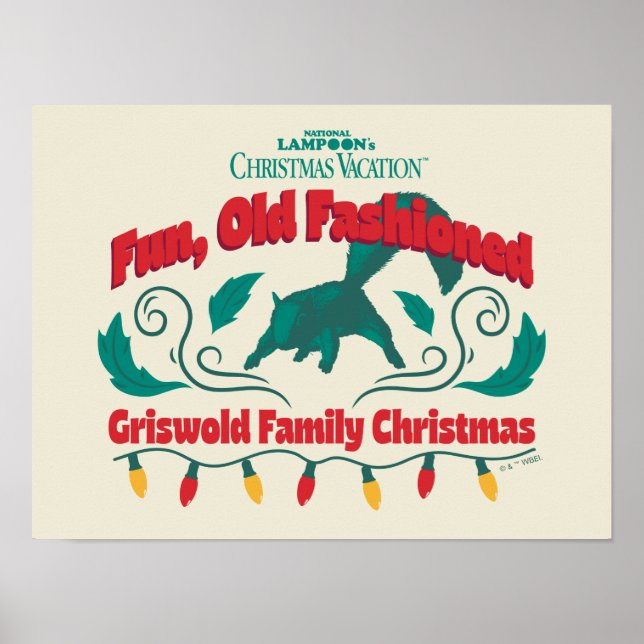Fun, Old Fashioned Griswold Family Christmas Poster (Front)